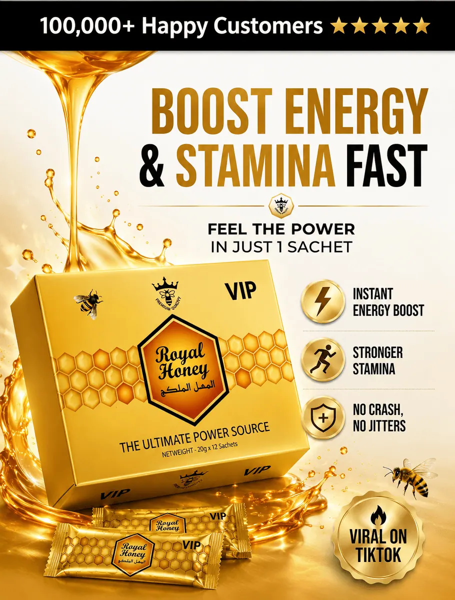 Boost Energy & Stamina Fast — Royal Honey VIP