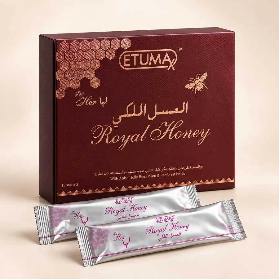 Etumax Royal Honey For Her box with two sachets